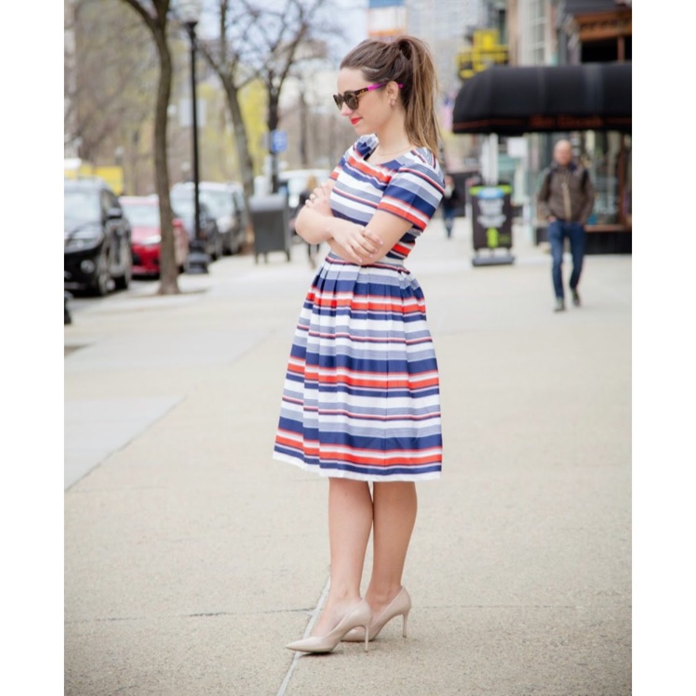 Mikarose Liberty Striped Dress